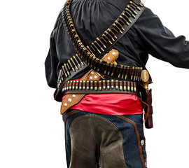 Vaquero with gun and knife