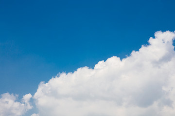 Cloud in the clear sky