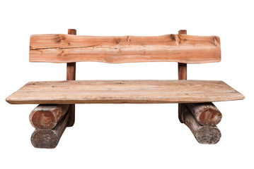 wooden bench
