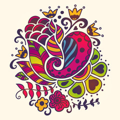 Abstract floral pattern 