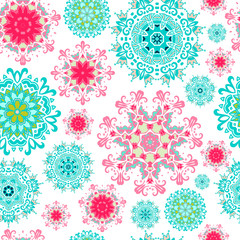 Seamless mandala background