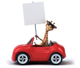 Fun giraffe © Julien Tromeur