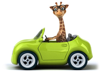 Fun giraffe © Julien Tromeur