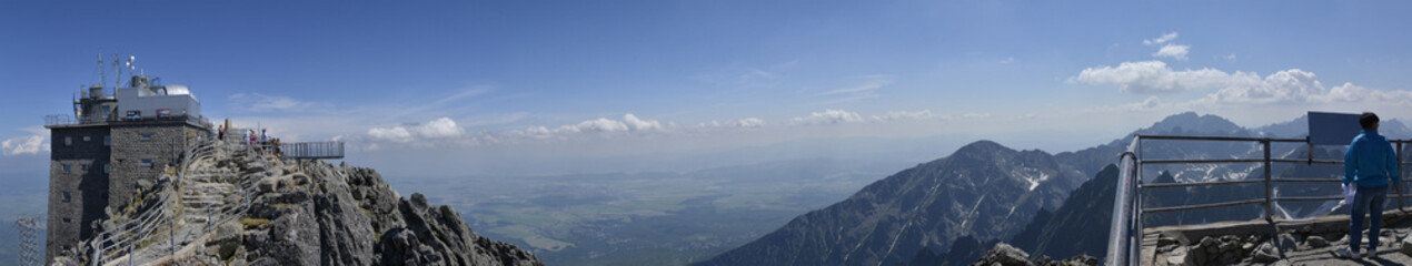 Vysoke Tatry (High Tatras) panorama view - obrazy, fototapety, plakaty