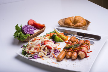 Steak and Sausages