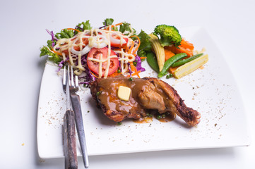 Steak and Sausages