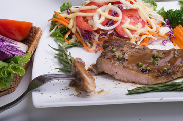 Steak and Sausages