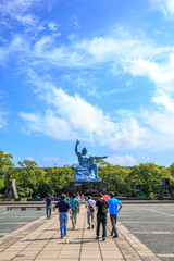 Obraz premium 平和祈念像＠長崎平和公園