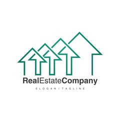 Property Real Estate logo icon vector