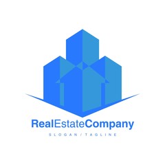 Property Real Estate logo icon vector