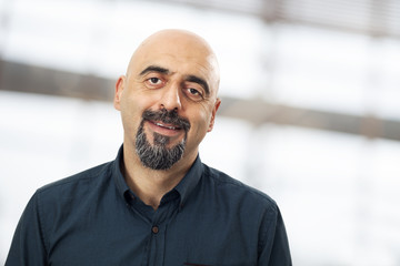 Obraz premium Portrait of smiling man