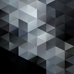 Fototapeta premium Gray Grid Mosaic Background, Creative Design Templates