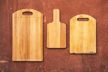 Fototapeta premium empty cutting boards