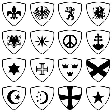 escudos medievales
