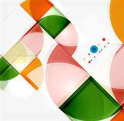 Obraz premium Semicircle triangle pattern