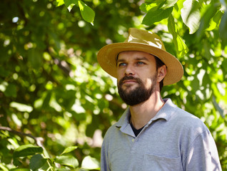 Handsome young farmer