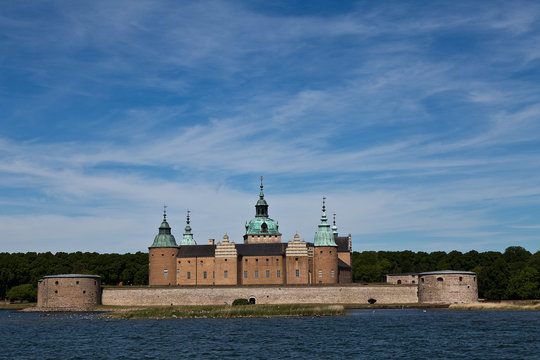 Schloss Kalmar am Morgen