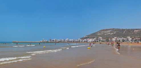Fototapeta na wymiar agadir beach