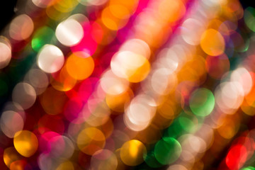 Colorful bokeh lights, abstarct  blurry background.