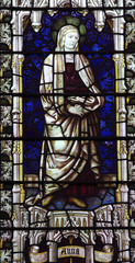 St. Anna (mother of Mary) in stained glass
