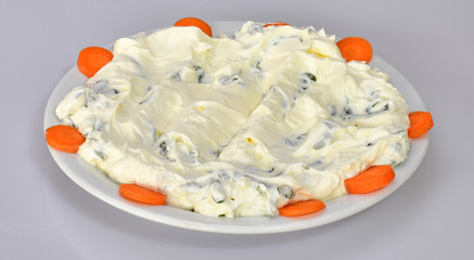 semizotlu yoğurt tabağı