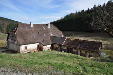 Fototapeta na wymiar Vielbrunn-Brunnthal bei Michelstadt
