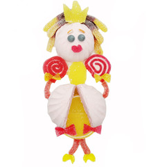 creative marmalade fruit jelly sweet food princess form