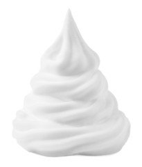 Whip cream isolated