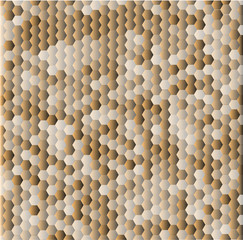 seamless pentagon background pattern dark beige
