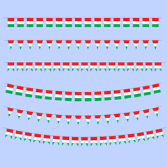 italy bunting  flags