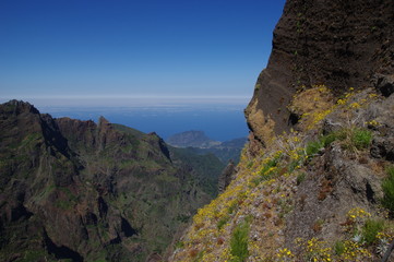 Fototapeta na wymiar Bergpanorama Madeira