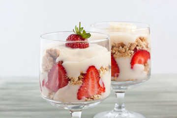 strawberry  trifle