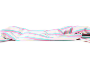 Napkin on the white background