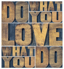 do what you love word abstract © MarekPhotoDesign.com