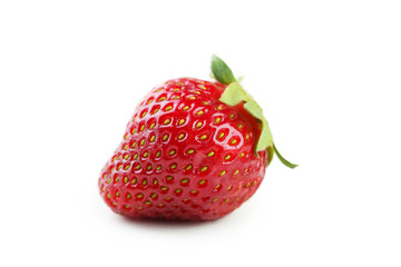 Strawberries berry isolated on white
