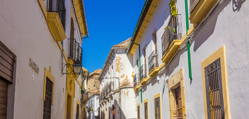 Typical whitewashed houses along the streets of the city of Cord