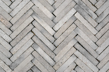 Patterned paving tiles