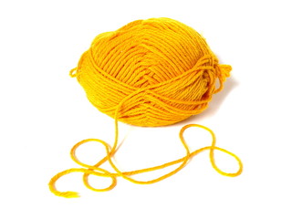 yellow ball of wool
