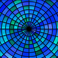 Naklejka premium abstract stained-glass mosaic background