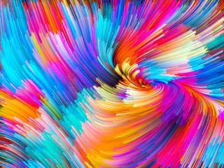 Wandaufkleber Energy of Color Vortex © agsandrew