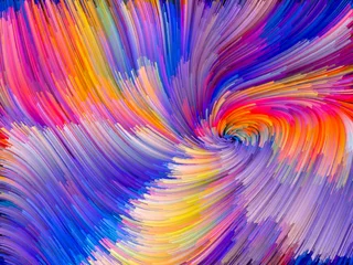 Wandaufkleber Color Vortex Background © agsandrew