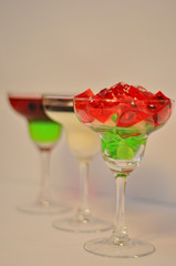 jelly on glasses