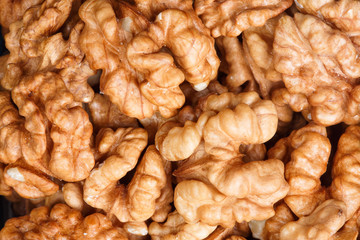 Walnut background.