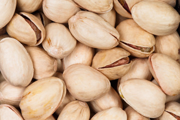 Close-up of fresh pistachios.