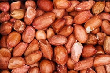 Raw peanuts.