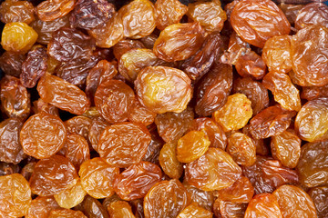 Sweet raisins, can be used as background.