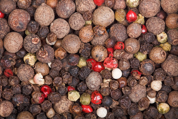 Mix of dried peppers.