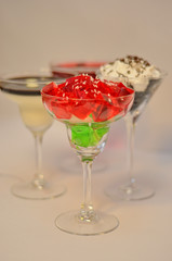 jelly on glasses
