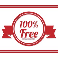 Free. Free Badge. Free Tag. Free Button. Vector