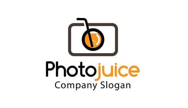 photo juice logo template